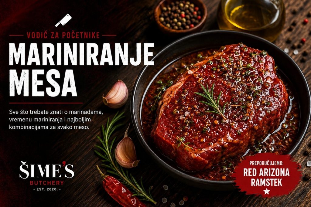Mariniranje mesa – marinirani ramstek sa začinima i Red Arizona marinada