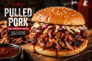 Pulled pork burger