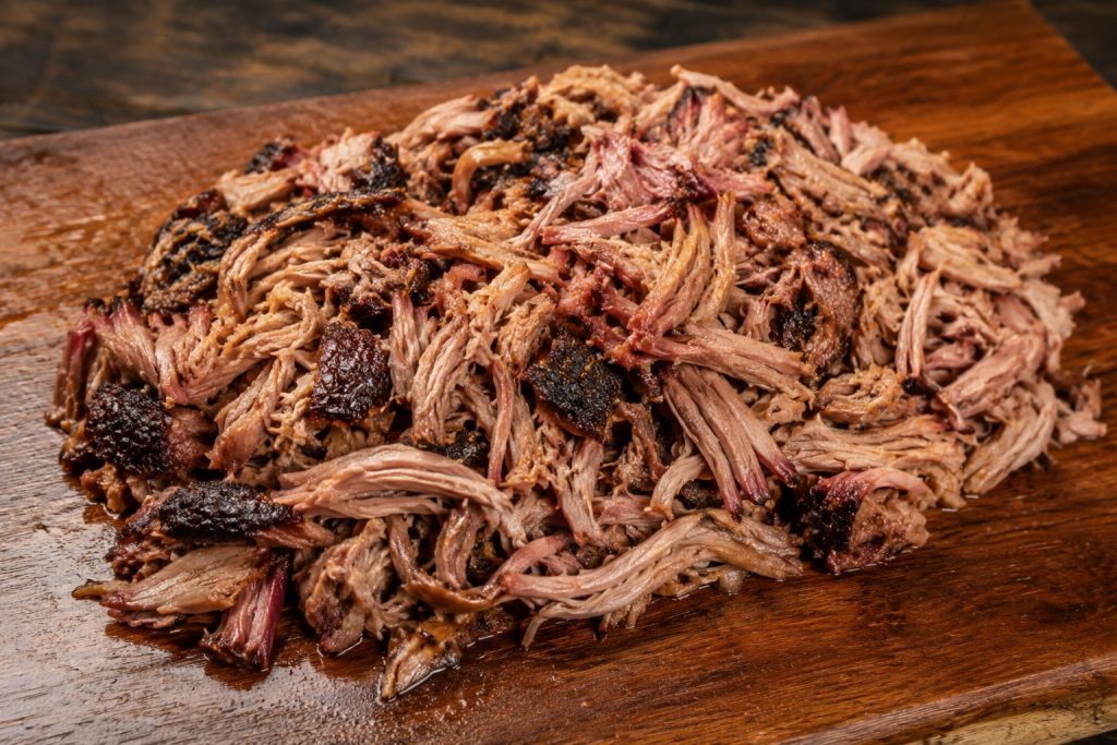 Pulled pork pečen